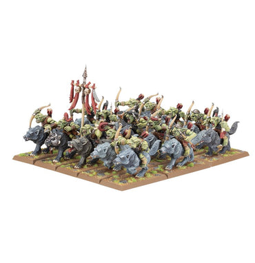 Warhammer Fantasy: O&G Tribes: Goblin Wolf Rider Mob