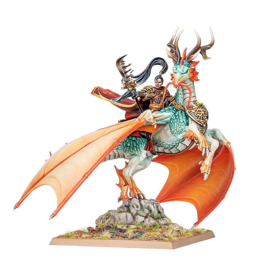 Warhammer: The Old World: Grand Cathay - Shugengan Lord on Great Spirit Longma