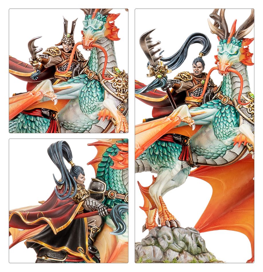 Warhammer: The Old World: Grand Cathay - Shugengan Lord on Great Spirit Longma