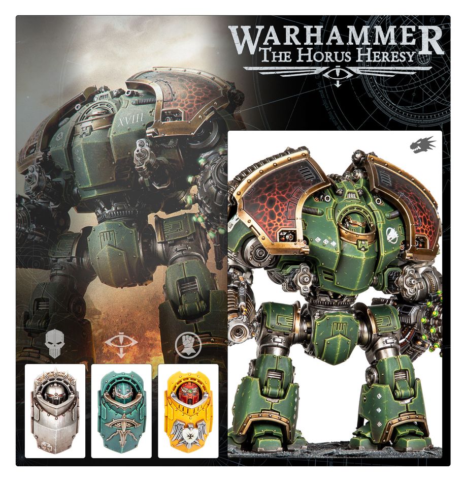 Warhammer: The Horus Heresy: Saturnine Siege Dreadnought – Ophion Configuration