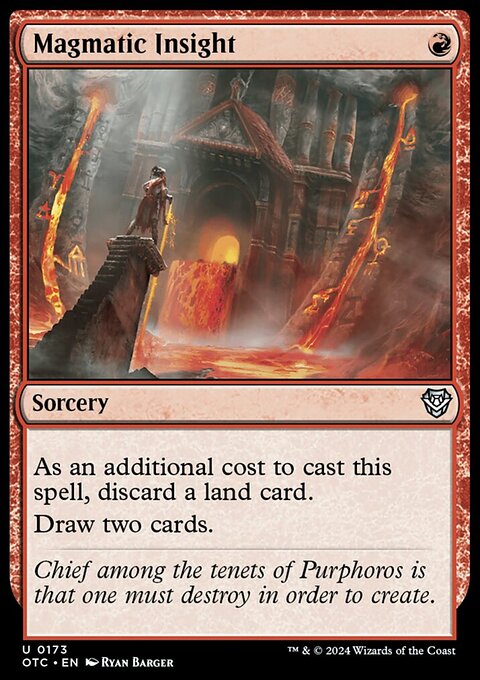 Magmatic Insight [Outlaws of Thunder Junction Commander]