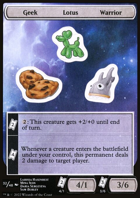 Geek Lotus Warrior [Unfinity Stickers]