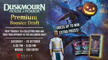 Duskmourn: Premium Booster Draft ticket - Sat, 26 Oct 2024