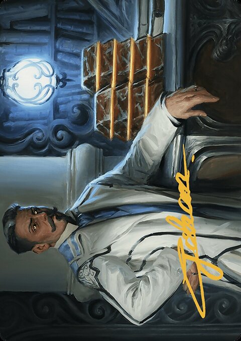 Baron Bertram Graywater Art Card [Outlaws of Thunder Junction Art Series]