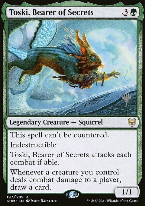 Toski, Bearer of Secrets (Promo Pack) [Kaldheim Promos]