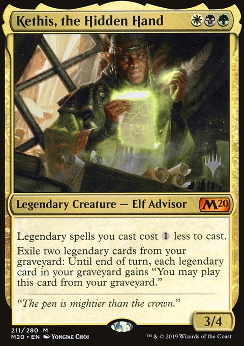 Kethis, the Hidden Hand [Core Set 2020 Prerelease Promos]