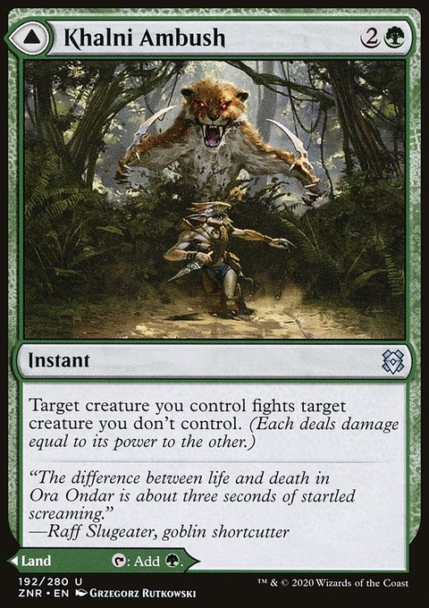 Khalni Ambush // Khalni Territory [Zendikar Rising]