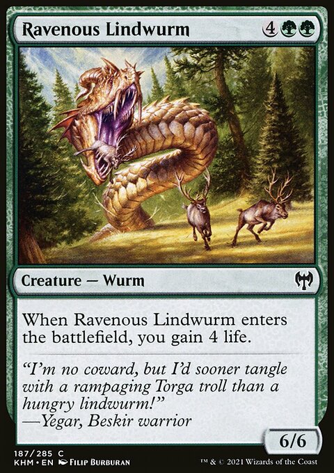 Ravenous Lindwurm [Kaldheim]