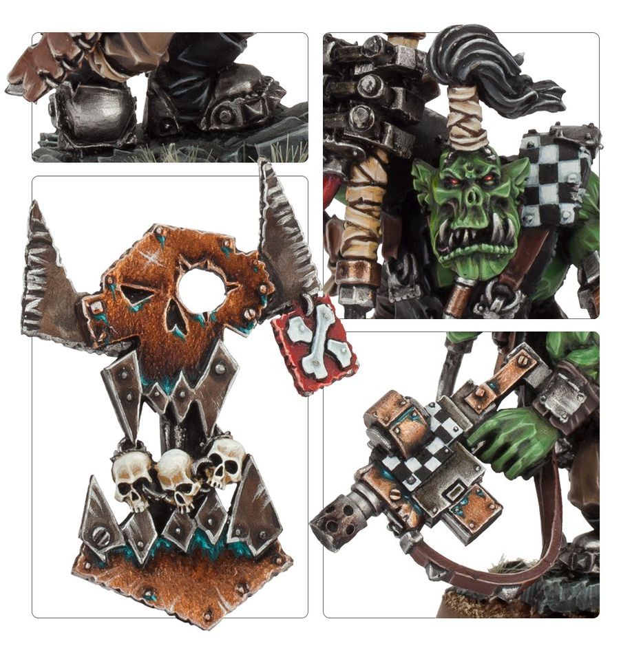 Warhammer 40,000: Orks - Ork Nob with Waaagh! Banner