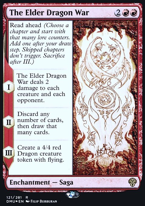 The Elder Dragon War [Dominaria United Prerelease Promos]
