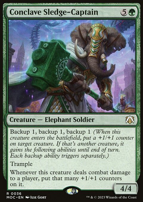 Conclave Sledge-Captain [March of the Machine Commander]