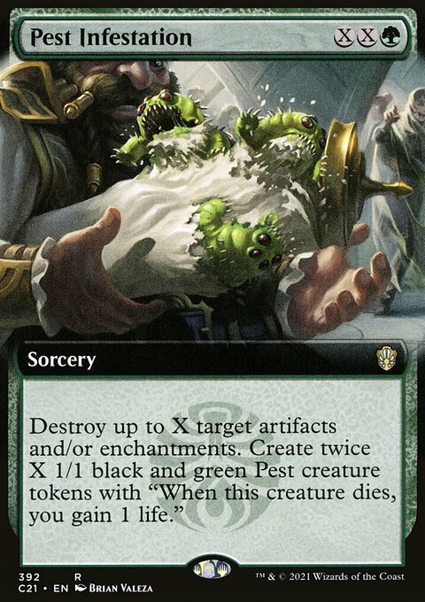 Pest Infestation (Extended Art) [Commander 2021]