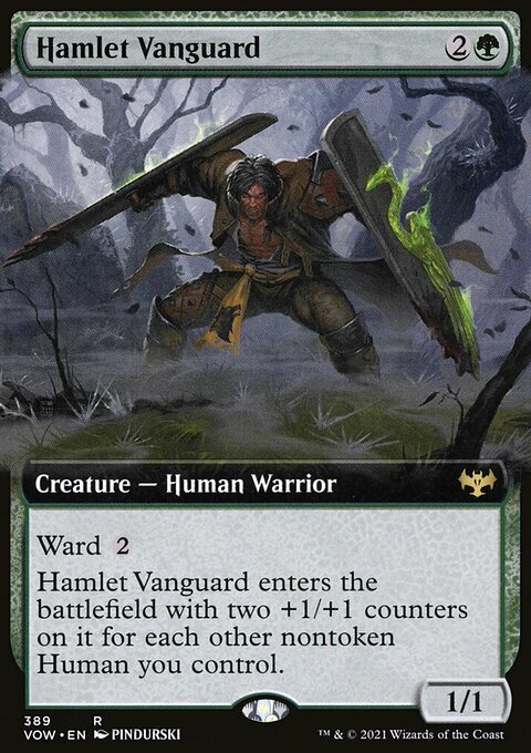Hamlet Vanguard (Extended Art) [Innistrad: Crimson Vow]