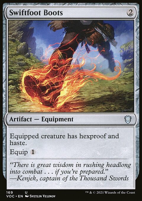 Swiftfoot Boots [Innistrad: Crimson Vow Commander]