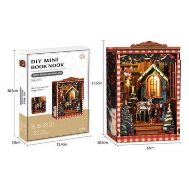 Snow Realm Wei Pavilion DIY Mini Book Nook [AM01-001]