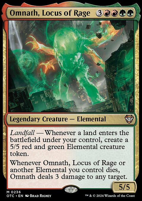 Omnath, Locus of Rage [Outlaws of Thunder Junction Commander]