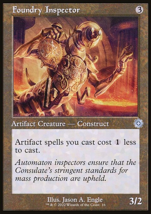 Foundry Inspector (Retro) [The Brothers' War Retro Artifacts]