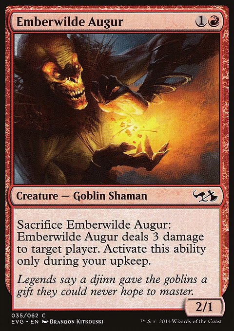 Emberwilde Augur (Elves vs. Goblins) [Duel Decks Anthology]