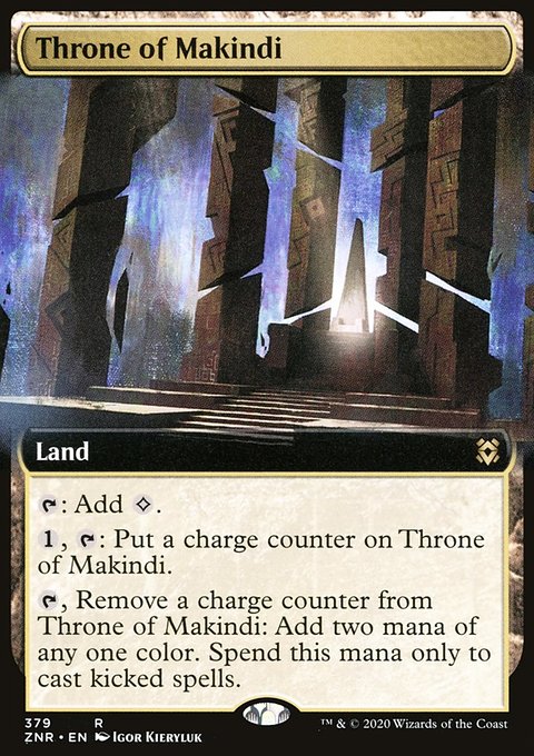 Throne of Makindi (Extended Art) [Zendikar Rising]