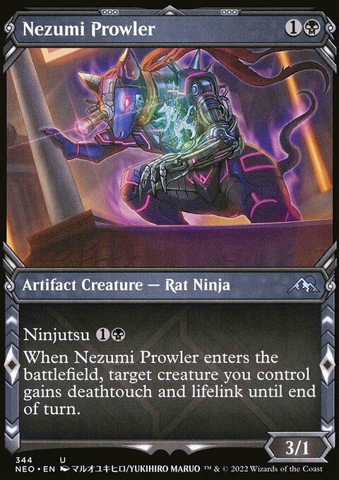 Nezumi Prowler (Showcase Ninja) [Kamigawa: Neon Dynasty]
