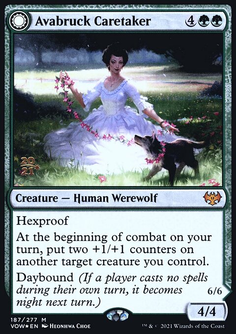 Avabruck Caretaker // Hollowhenge Huntmaster [Innistrad: Crimson Vow Prerelease Promos]