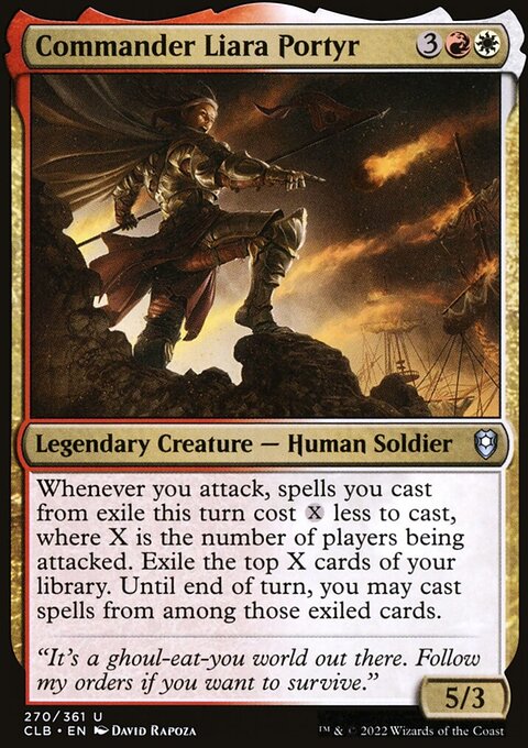 Commander Liara Portyr [Commander Legends: Battle for Baldur's Gate]