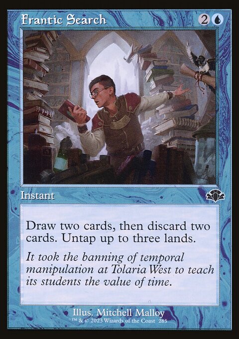 Frantic Search (Retro) [Dominaria Remastered]