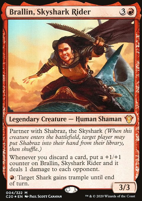 Brallin, Skyshark Rider [Commander 2020]