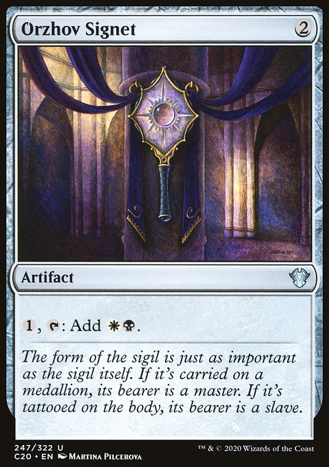 Orzhov Signet [Commander 2020]