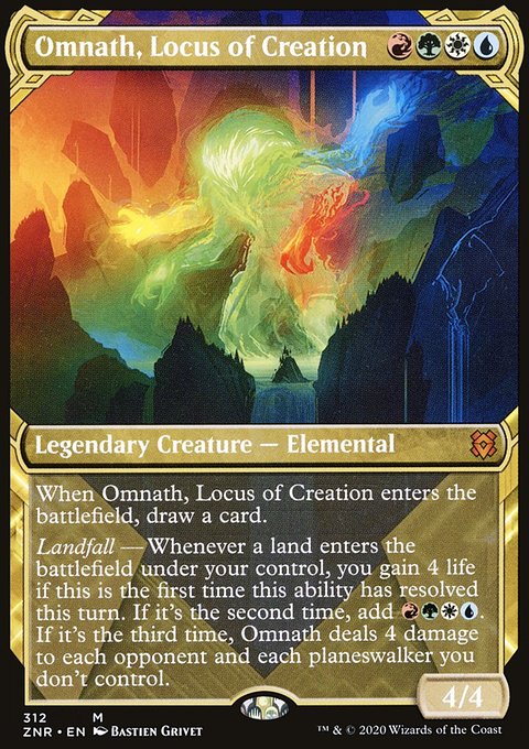 Omnath, Locus of Creation (Showcase) [Zendikar Rising]