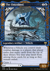 Cosima, God of the Voyage // The Omenkeel (Showcase) [Kaldheim]