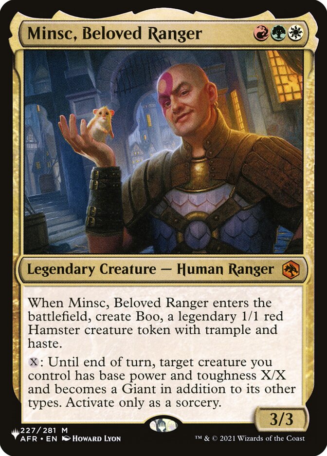 Minsc, Beloved Ranger [The List]