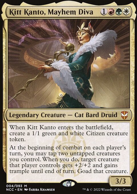 Kitt Kanto, Mayhem Diva [Streets of New Capenna Commander]