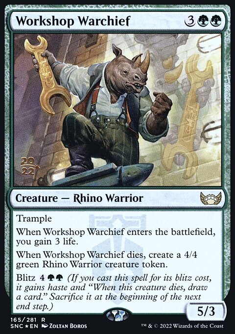 Workshop Warchief [Streets of New Capenna Prerelease Promos]