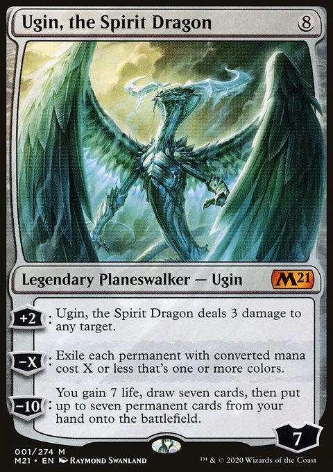 Ugin, the Spirit Dragon [Core Set 2021]