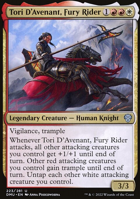 Tori D'Avenant, Fury Rider [Dominaria United]