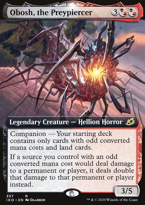 Obosh, the Preypiercer (Extended Art) [Ikoria: Lair of Behemoths]
