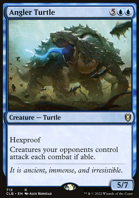 Angler Turtle [Commander Legends: Battle for Baldur's Gate]