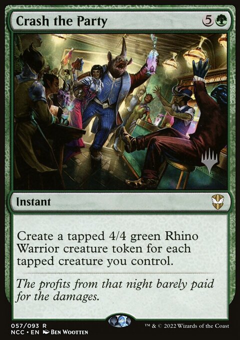 Crash the Party (Promo Pack) [Streets of New Capenna Commander Promos]