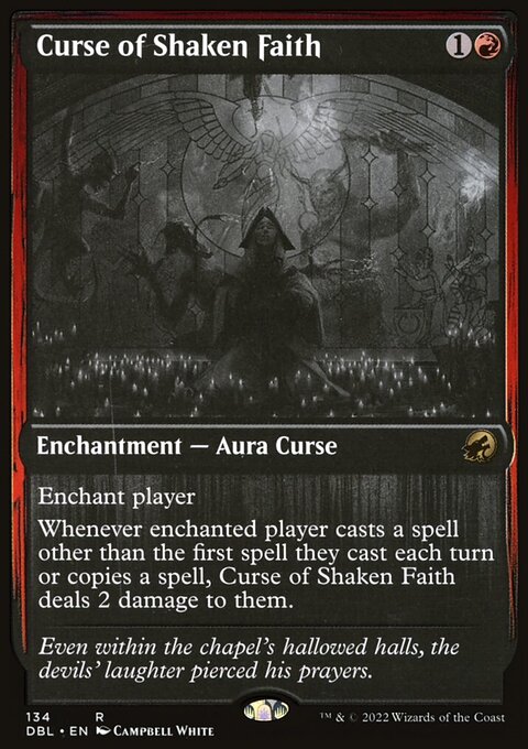 Curse of Shaken Faith [Innistrad: Double Feature]
