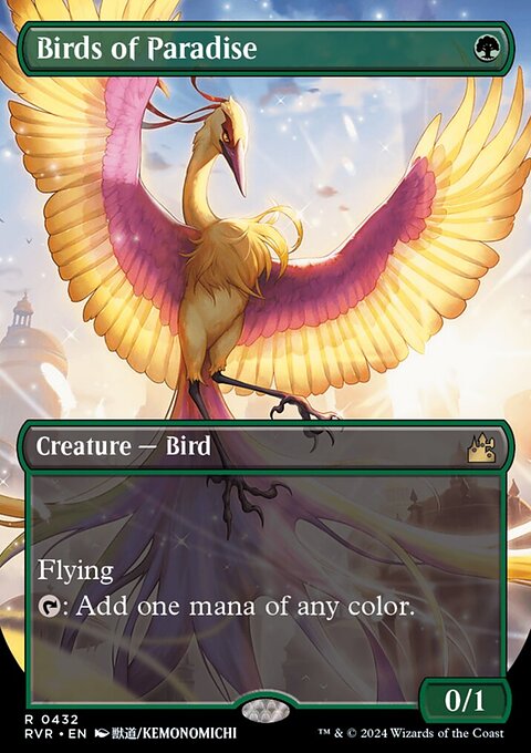 Birds of Paradise (Anime Borderless) [Ravnica Remastered]