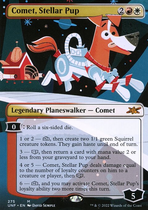 Comet, Stellar Pup (Borderless) [Unfinity]