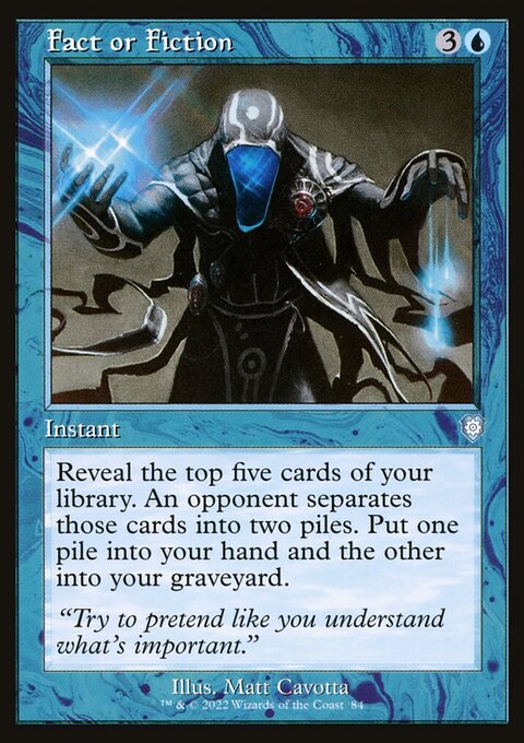 Fact or Fiction (Retro) [The Brothers' War Commander]