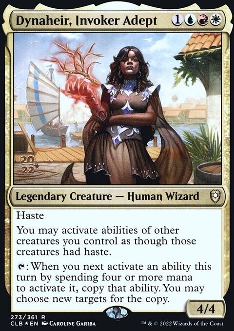 Dynaheir, Invoker Adept [Commander Legends: Battle for Baldur's Gate Prerelease Promos]