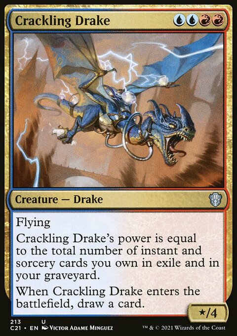 Crackling Drake [Commander 2021]