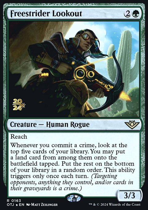 Freestrider Lookout [Outlaws of Thunder Junction Prerelease Promos]