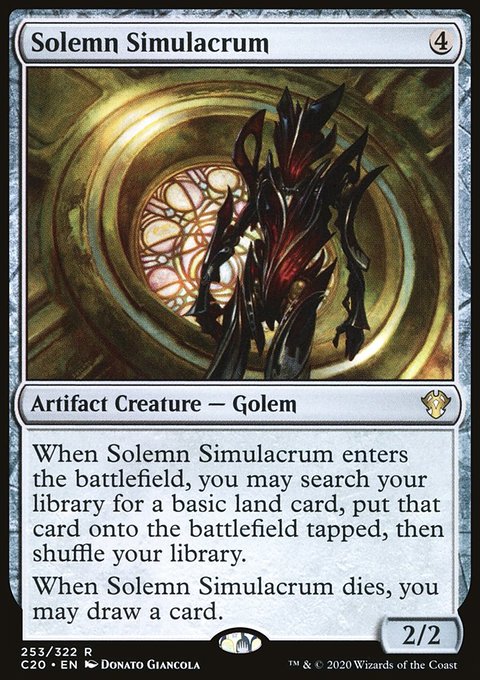 Solemn Simulacrum [Commander 2020]