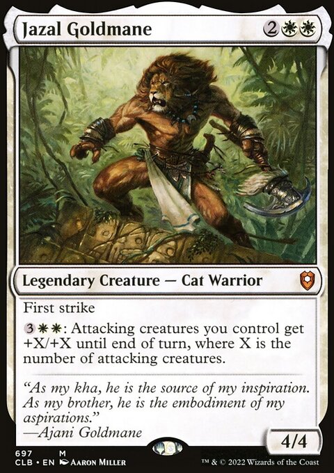 Jazal Goldmane [Commander Legends: Battle for Baldur's Gate]