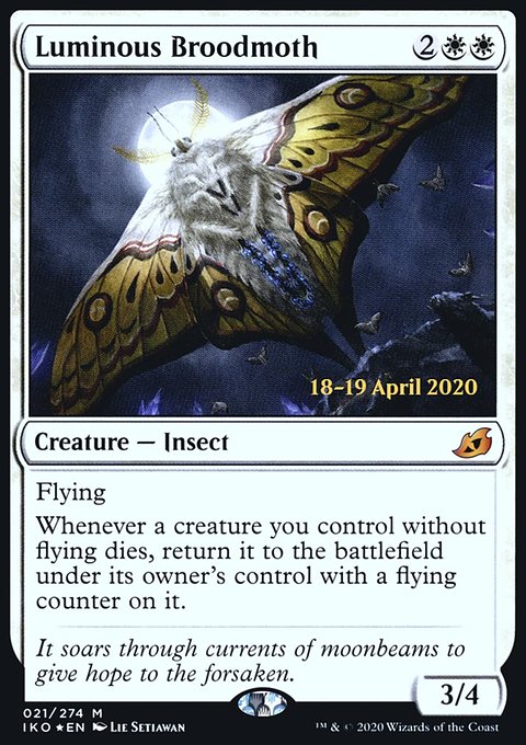 Luminous Broodmoth [Ikoria: Lair of Behemoths Prerelease Promos]
