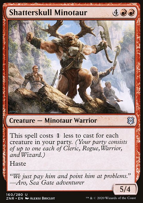 Shatterskull Minotaur [Zendikar Rising]